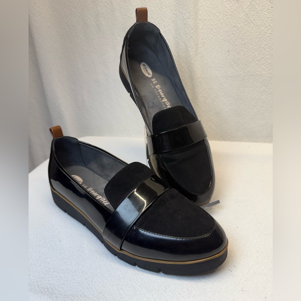 Minimalist Slip Ons Platform Loafers Wms. Vegan Leather Schoolgirl Gent Inspired
